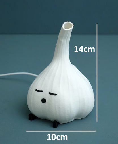 Garlic Night Light Lamp - Cute Cozy Glow (14cmx10cm)