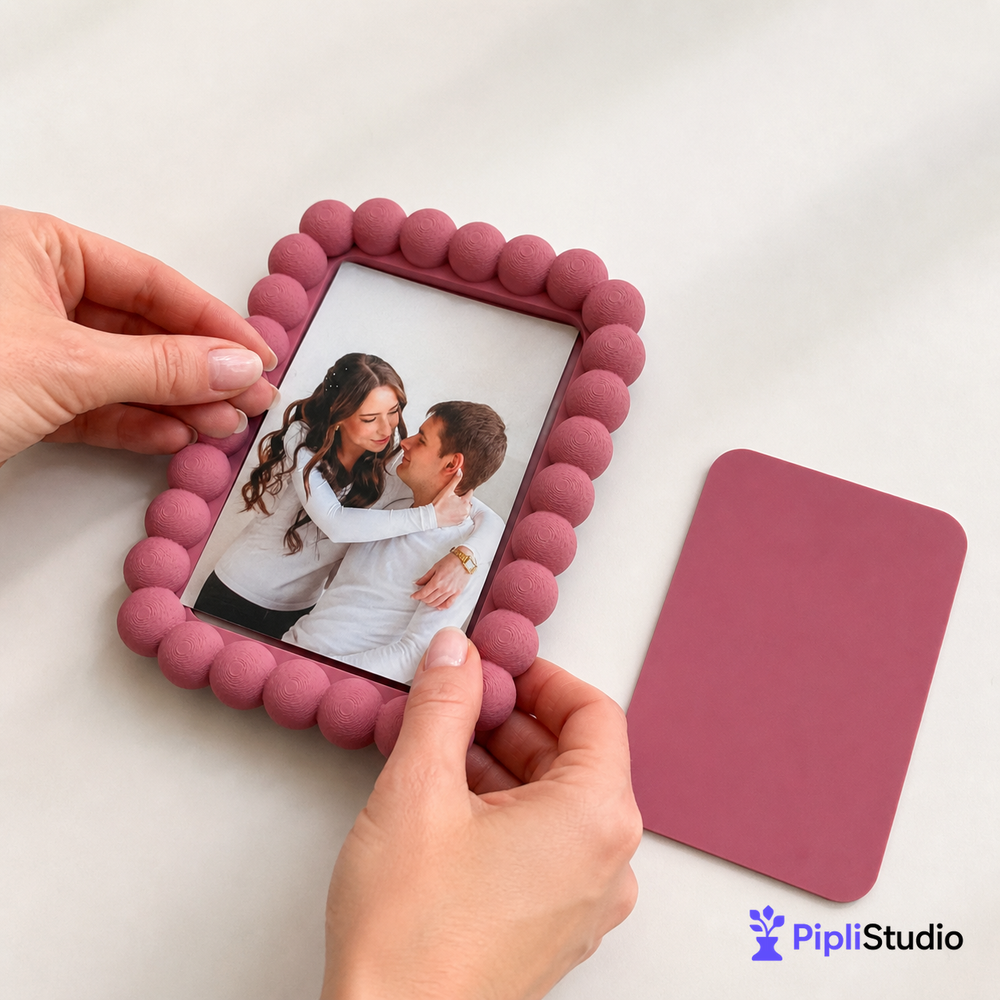 Bubble 4x6 Photo Frame – Tabletop & Wall-Mount