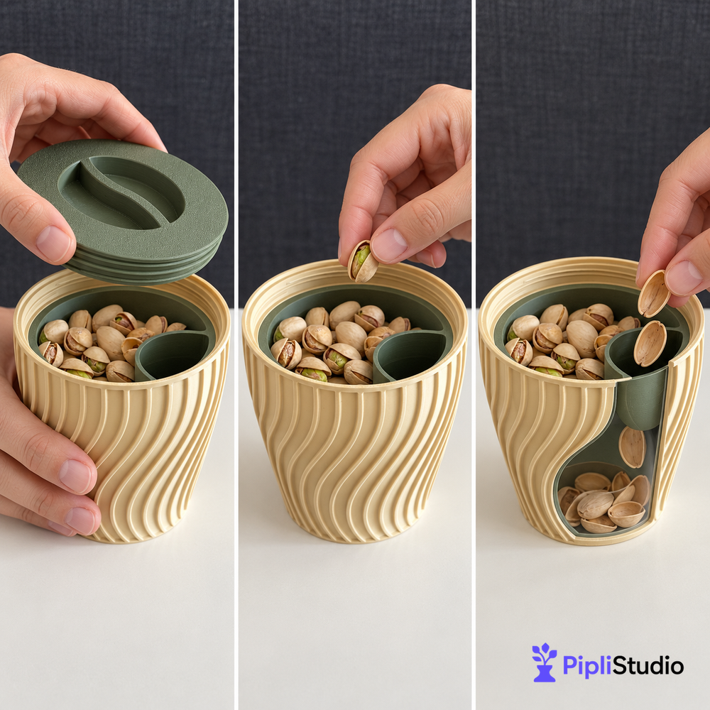 Pistachio Cup with Hidden Waste Compartment (Pista Cup)