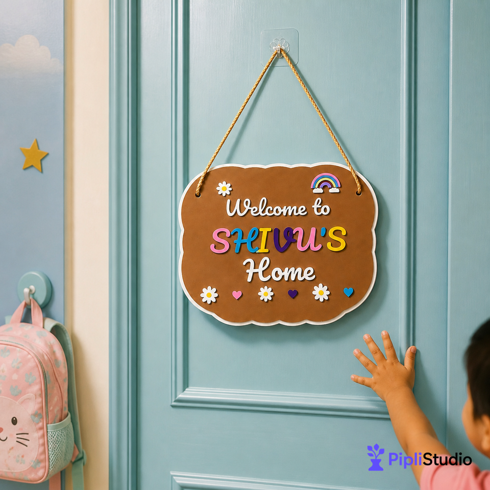Personalized Kids Room/Home Sign – Custom Name Decor
