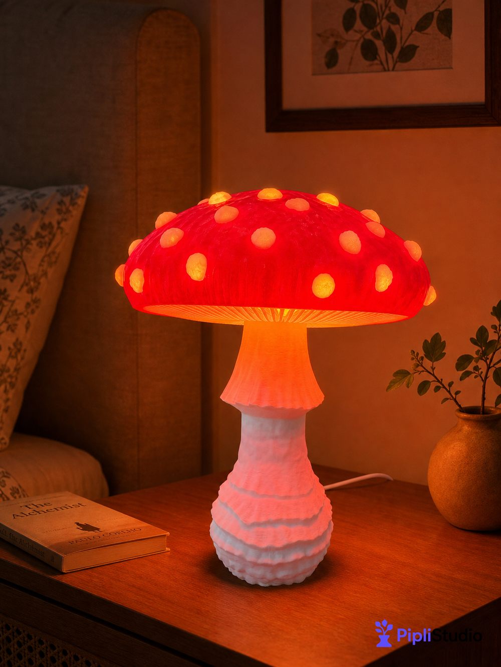 Mushroom Lamp – Amanita Muscaria Design