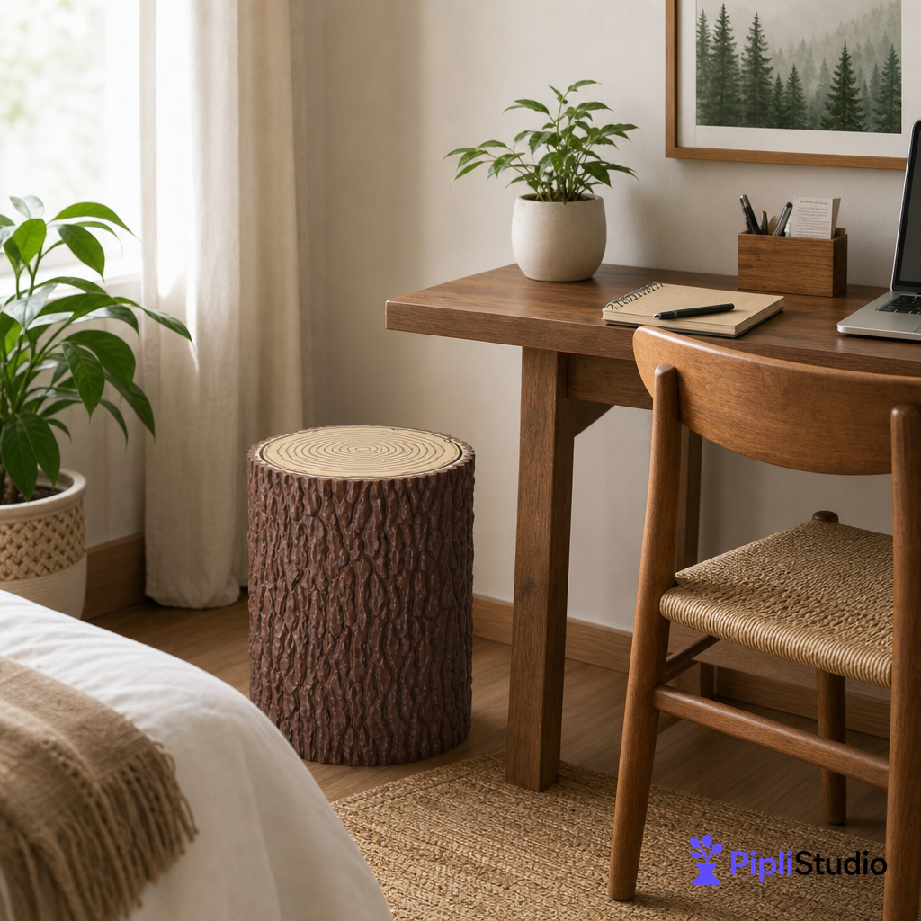 tree-trunk-trash-can-with-swing-lid-wastebasket-dustbin