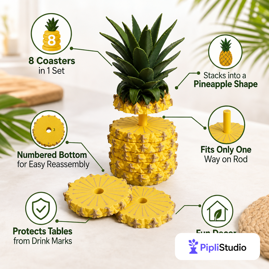 pineapple-coaster-set