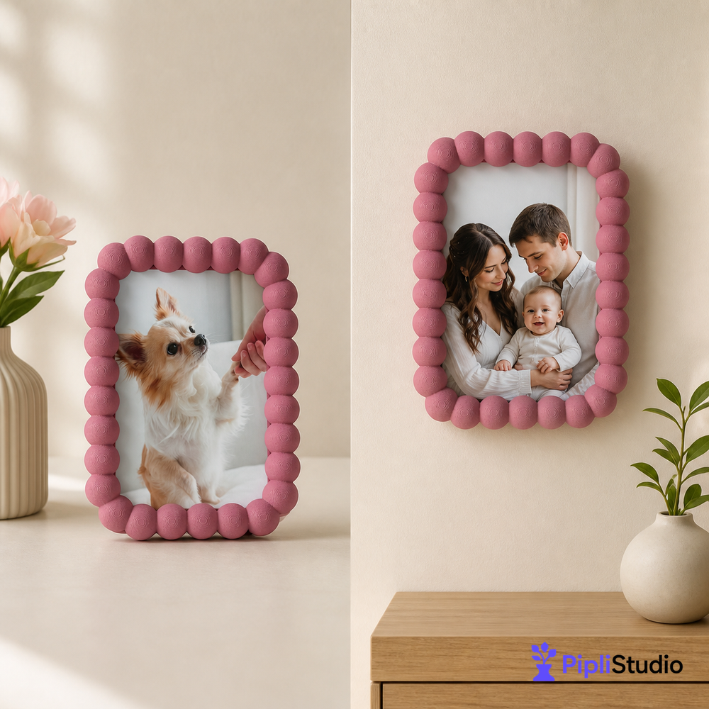 Bubble 4x6 Photo Frame – Tabletop & Wall-Mount