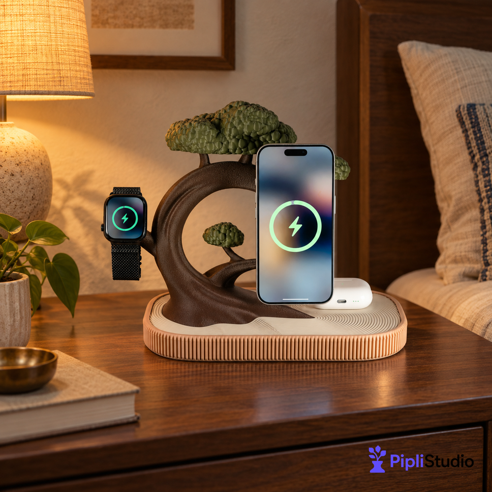 Bonsai MagSafe Dock for Apple iPhone, iWatch, & Airpods