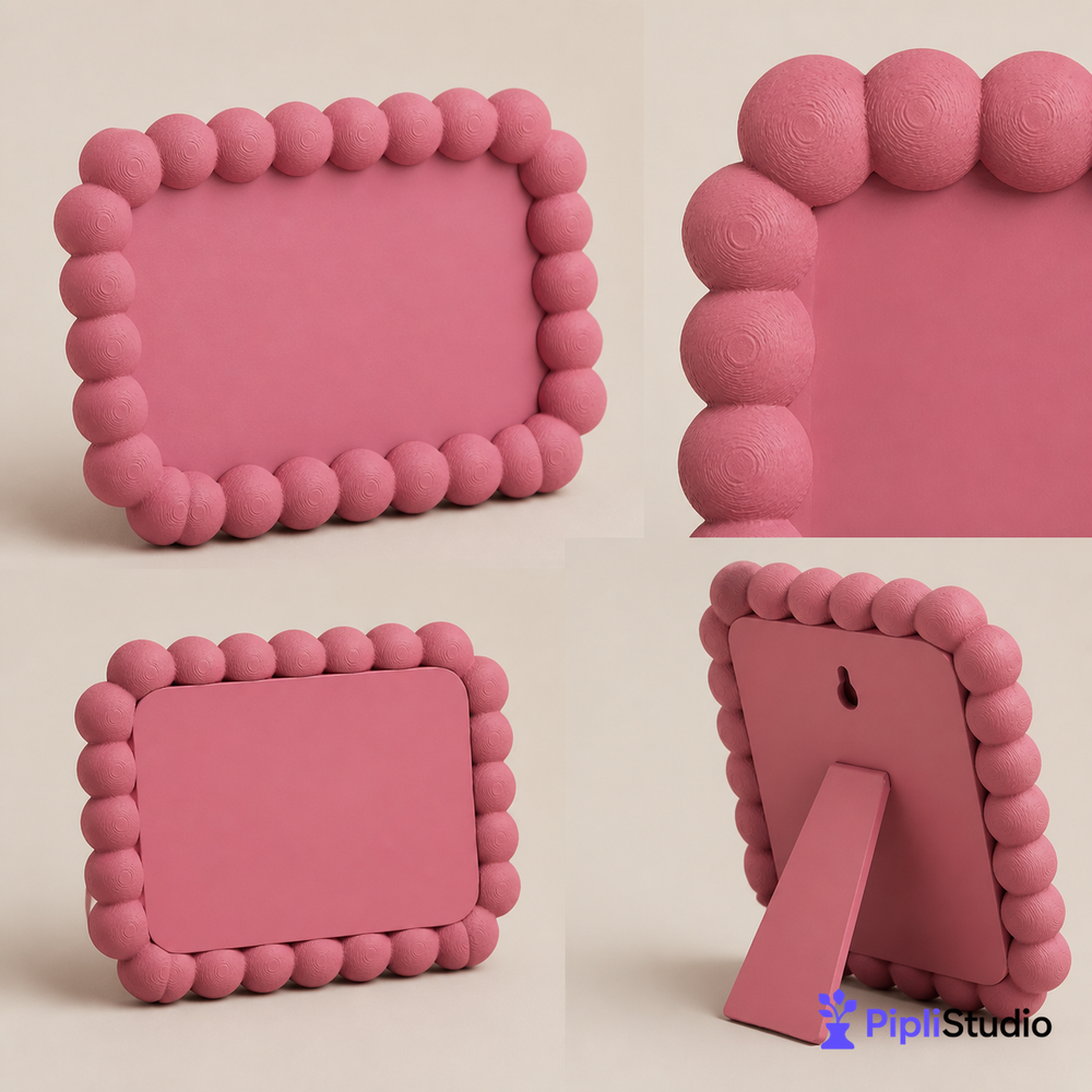 Bubble 4x6 Photo Frame – Tabletop & Wall-Mount