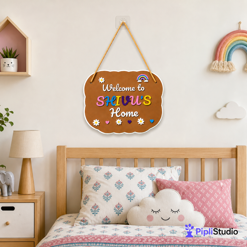 Personalized Kids Room/Home Sign – Custom Name Decor