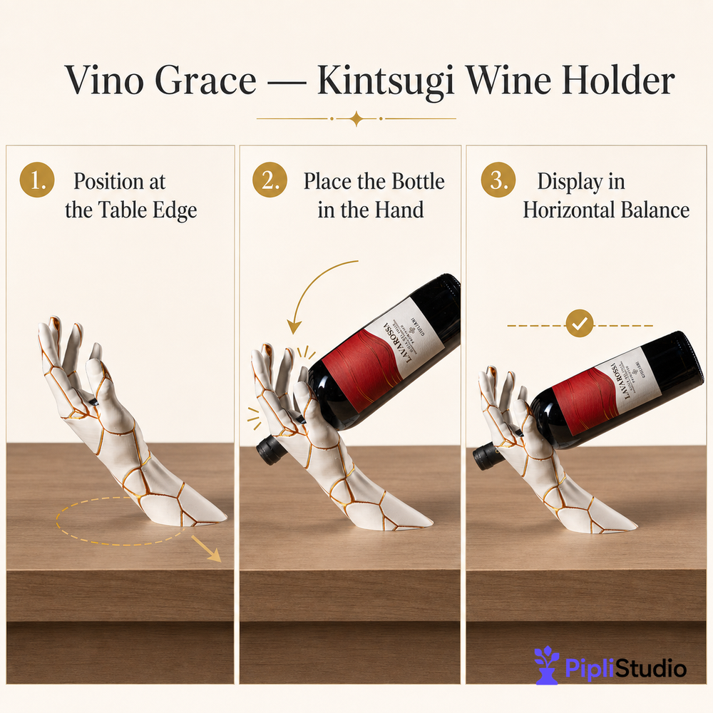 Vino Grace - Kintsugi Wine holder