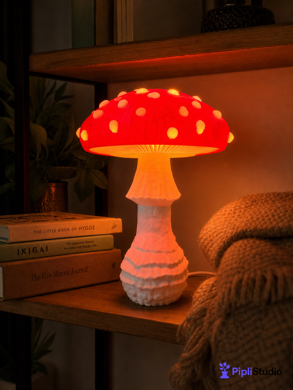 Mushroom Lamp – Amanita Muscaria Design