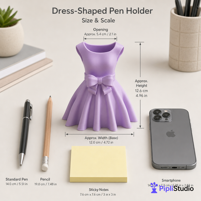 dress-shaped-pen-holder-single-colour