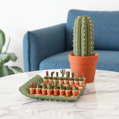 Cacti Chess - Roll up Cactus Chess Set (Foldable)