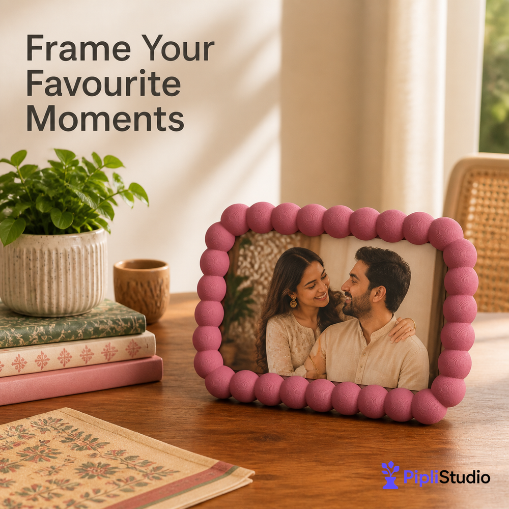Bubble 4x6 Photo Frame – Tabletop & Wall-Mount