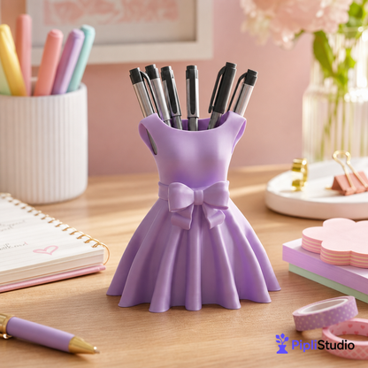 dress-shaped-pen-holder-single-colour