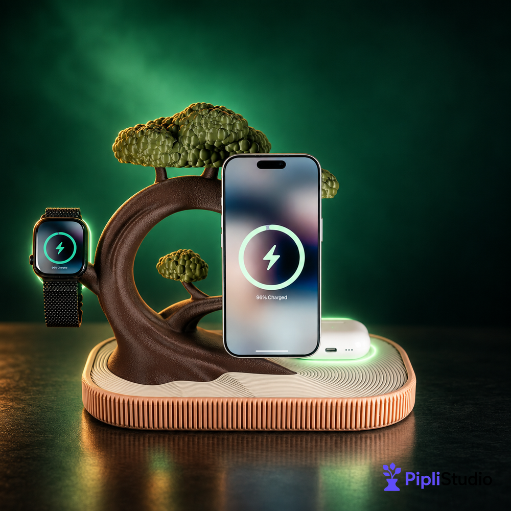 Bonsai MagSafe Dock for Apple iPhone, iWatch, & Airpods