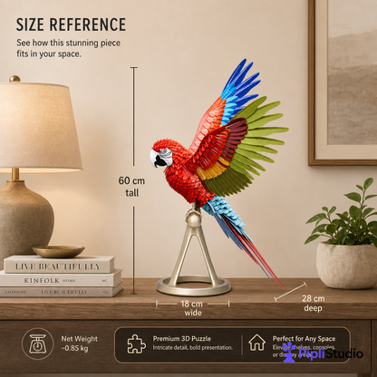 life-size-macaw-3d-wall-decor-puzzle