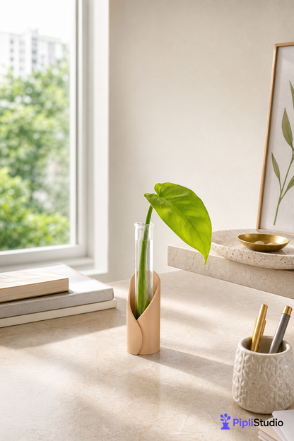 Wrap Tube Propagation Vase Holder for Wall & Table
