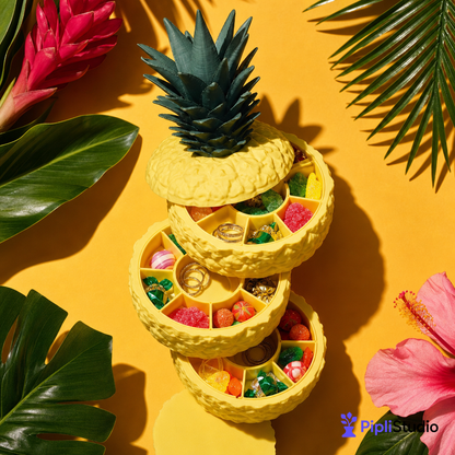 Sliced Pineapple - Storage Container, Jewellery Box & Organizer