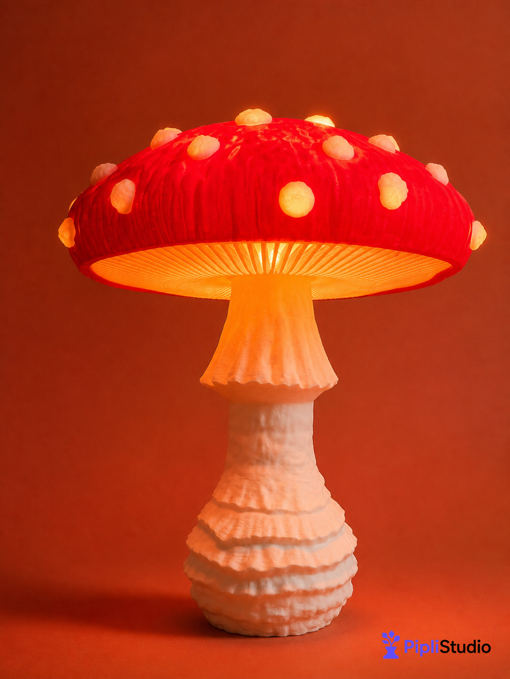 Mushroom Lamp – Amanita Muscaria Design