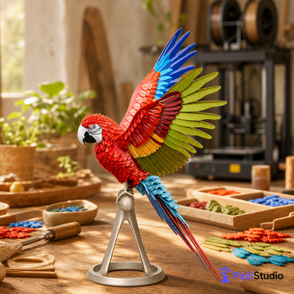 life-size-macaw-3d-wall-decor-puzzle