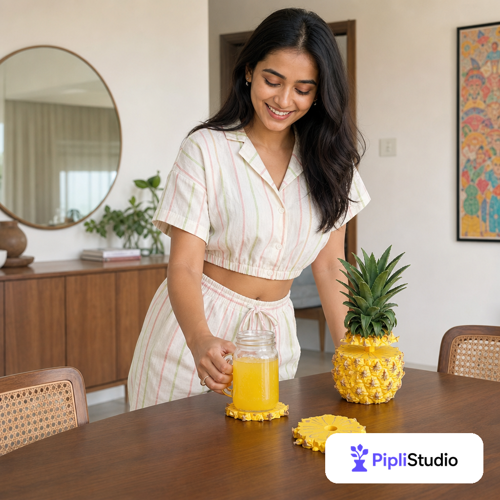 pineapple-coaster-set
