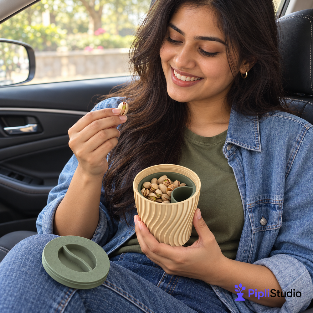 Pistachio Cup with Hidden Waste Compartment (Pista Cup)