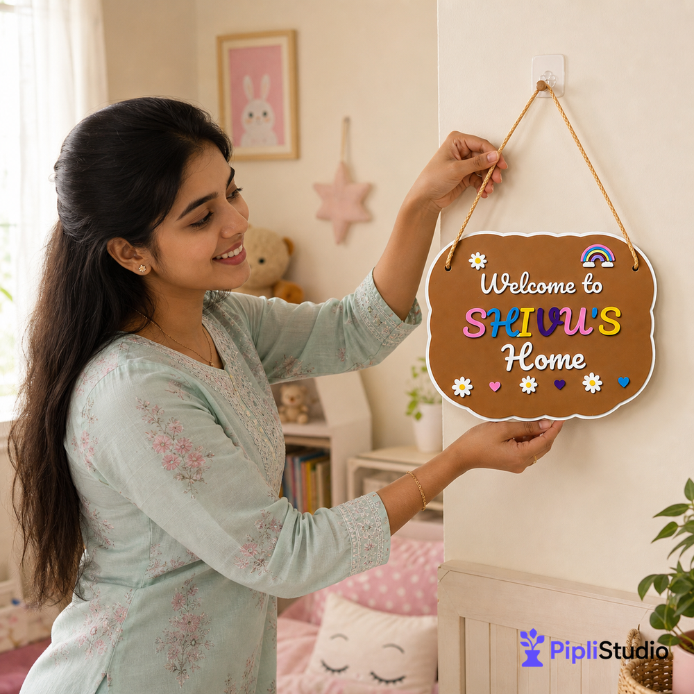 Personalized Kids Room/Home Sign – Custom Name Decor