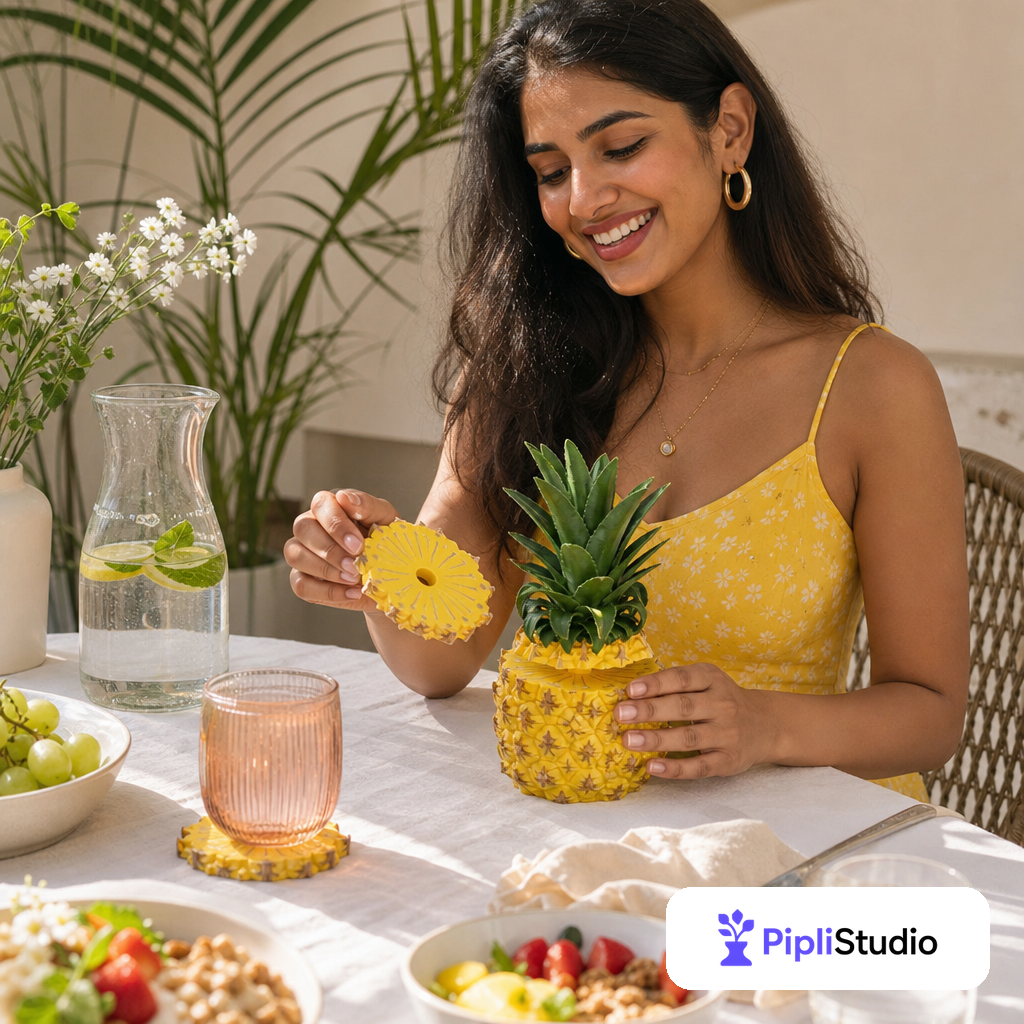pineapple-coaster-set