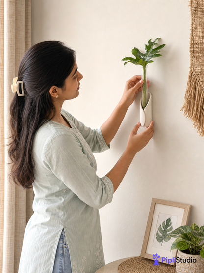 Wrap Tube Propagation Vase Holder for Wall & Table