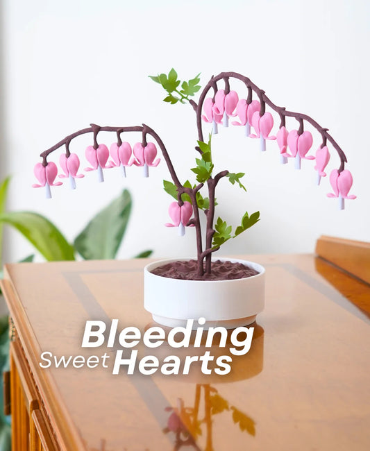 Bleeding Hearts - Functional Plant Print For Valentines Day - Secret Jewelry Box