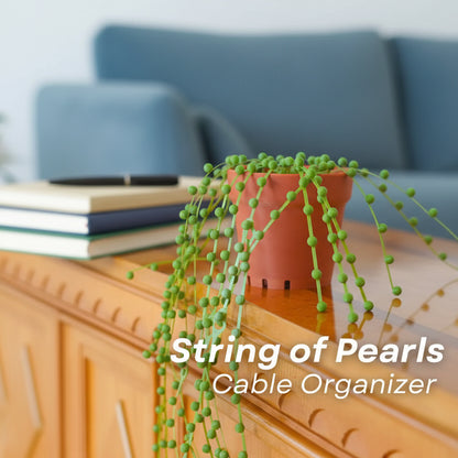 String of Pearls Cable Organizer - Cable Ties - Zip Tie (Plant With Pot)