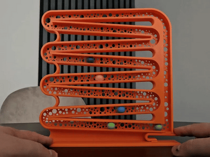 Smooth Marble Run/Gravity Spiral Ball Run – Kinetic Desktop Toy for Kids & Adults