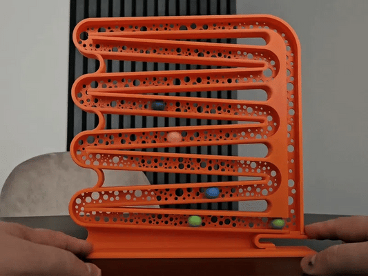 Smooth Marble Run/Gravity Spiral Ball Run – Kinetic Desktop Toy for Kids & Adults