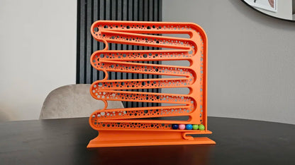 Smooth Marble Run/Gravity Spiral Ball Run – Kinetic Desktop Toy for Kids & Adults