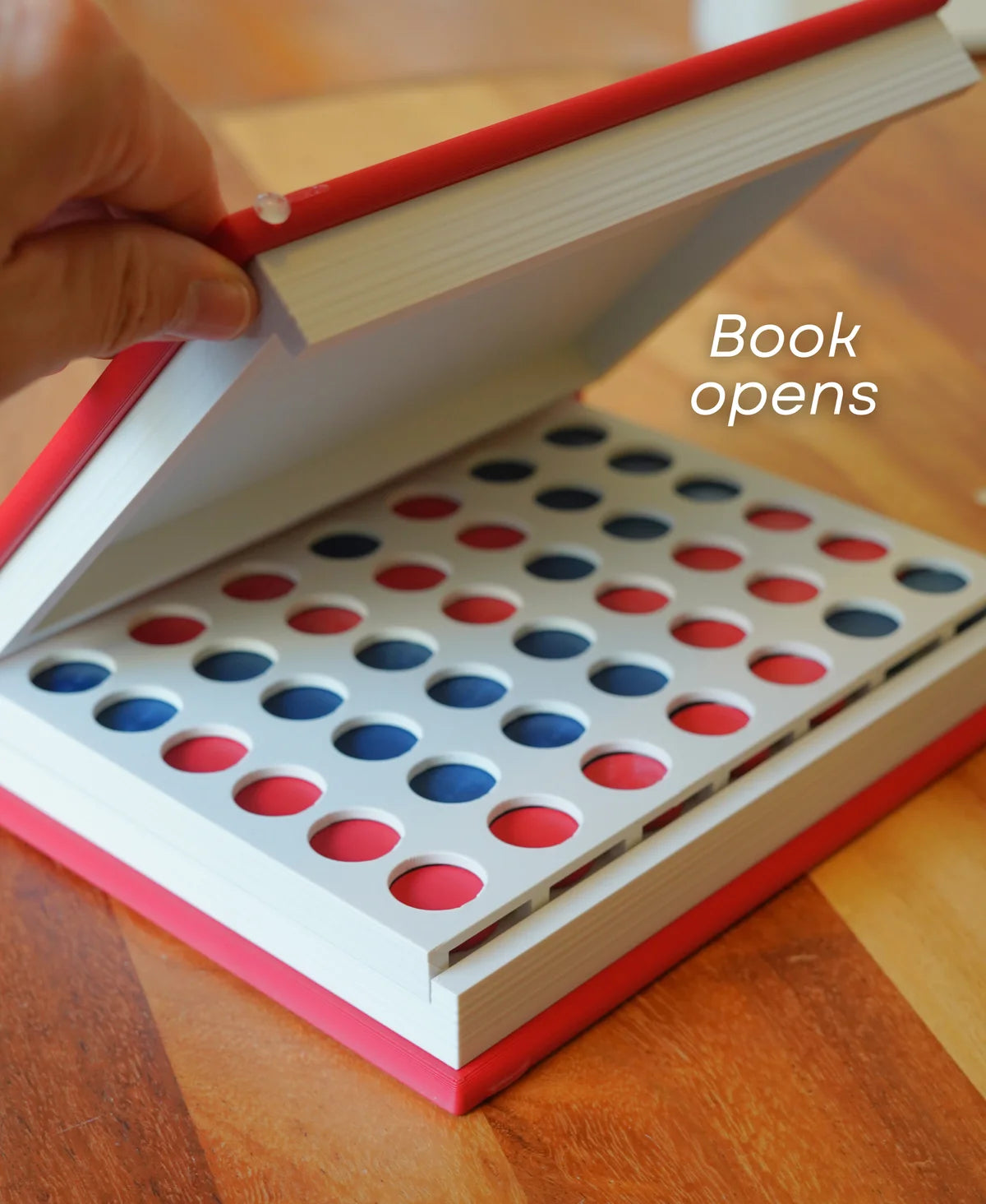 PlayBook'd Four in a Row Book Game - Board Game Gift