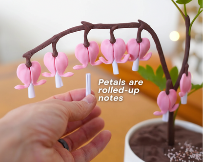Bleeding Hearts - Functional Plant Print For Valentines Day - Secret Jewelry Box