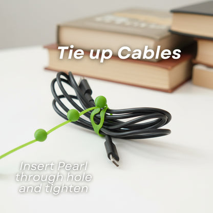 String of Pearls Cable Organizer - Cable Ties - Zip Tie (Plant With Pot)