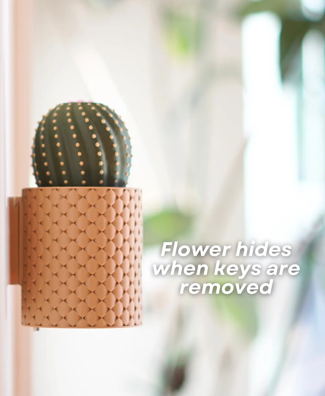 Cacti Keys - Cactus Blooming Wall Mounted Keyholder