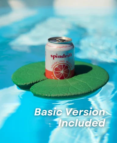 Lily Pad Cupholder - Pool Can Holder with Self Adjusting petals & Basic Holder