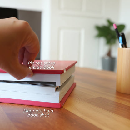 PlayBook'd Four in a Row Book Game - Board Game Gift