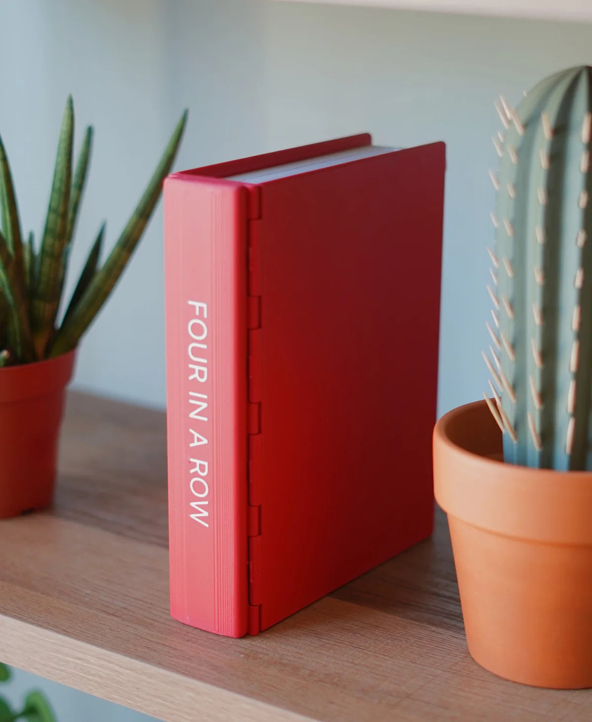 PlayBook'd Four in a Row Book Game - Board Game Gift