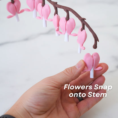 Bleeding Hearts - Functional Plant Print For Valentines Day - Secret Jewelry Box