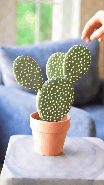 Cactus Coasters - Magnetic Cactus Coaster Set (5 Cactus Pieces)