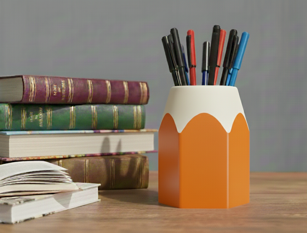 Pencil Shaped Pen Holder