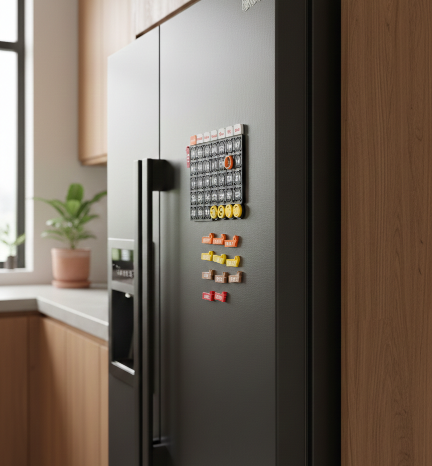 Magnetic Fridge Calendar