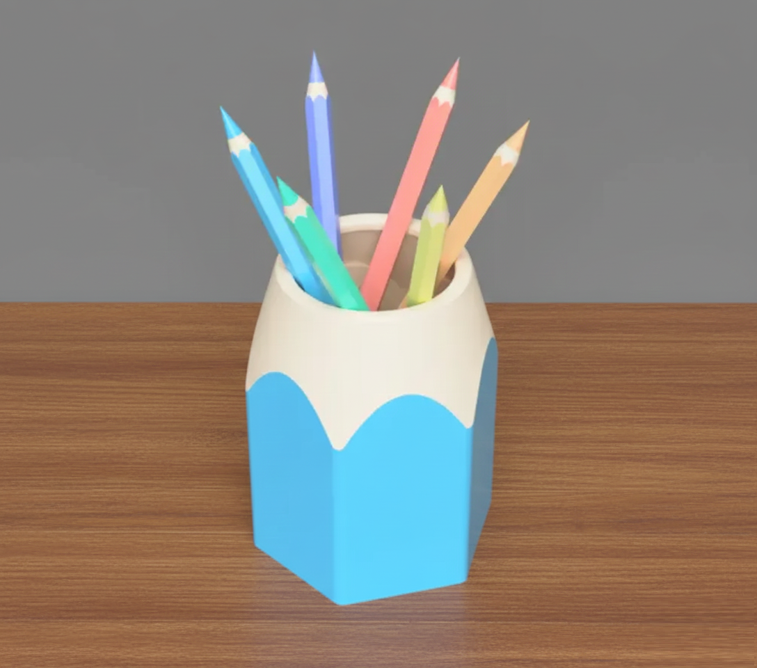 Pencil Shaped Pen Holder