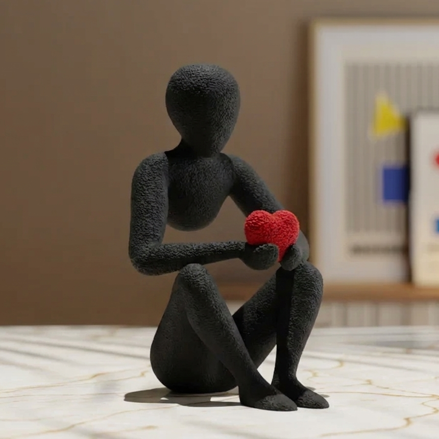 NOBody Love's Embracep - A Minimalist Sculpture