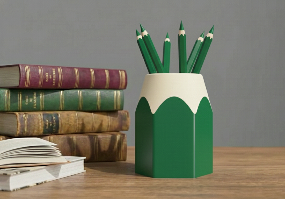 Pencil Shaped Pen Holder