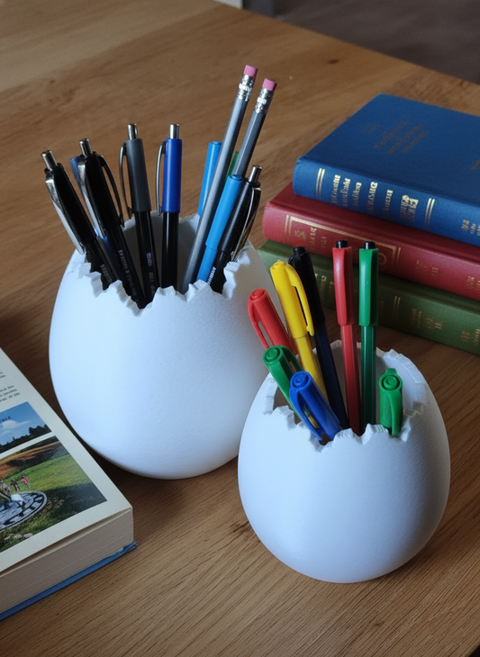 Eggshell Pen Holder (Set Of 2)
