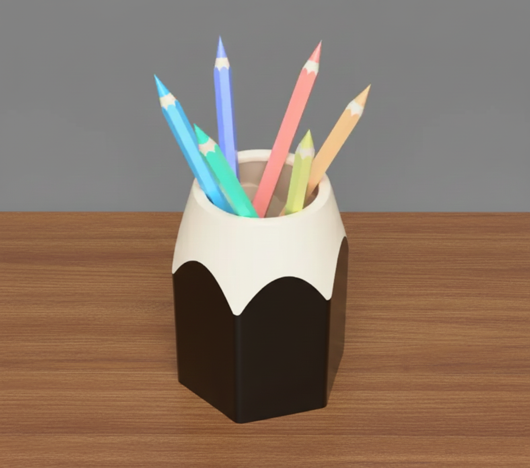 Pencil Shaped Pen Holder