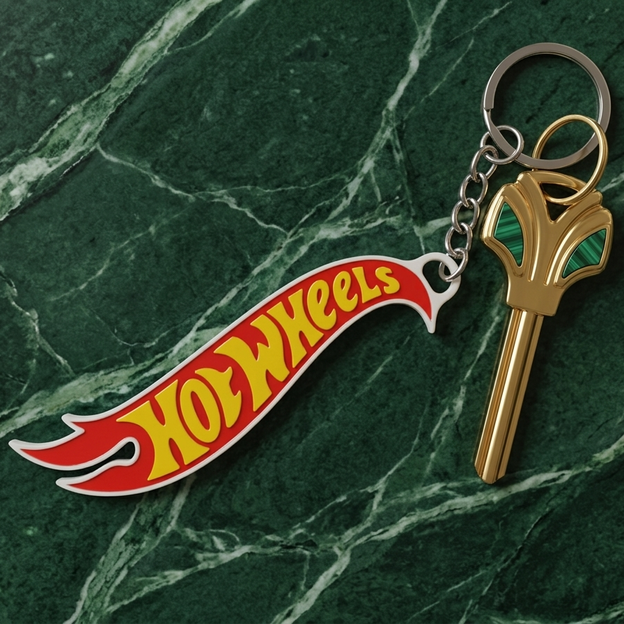 Hot Wheels Keychain